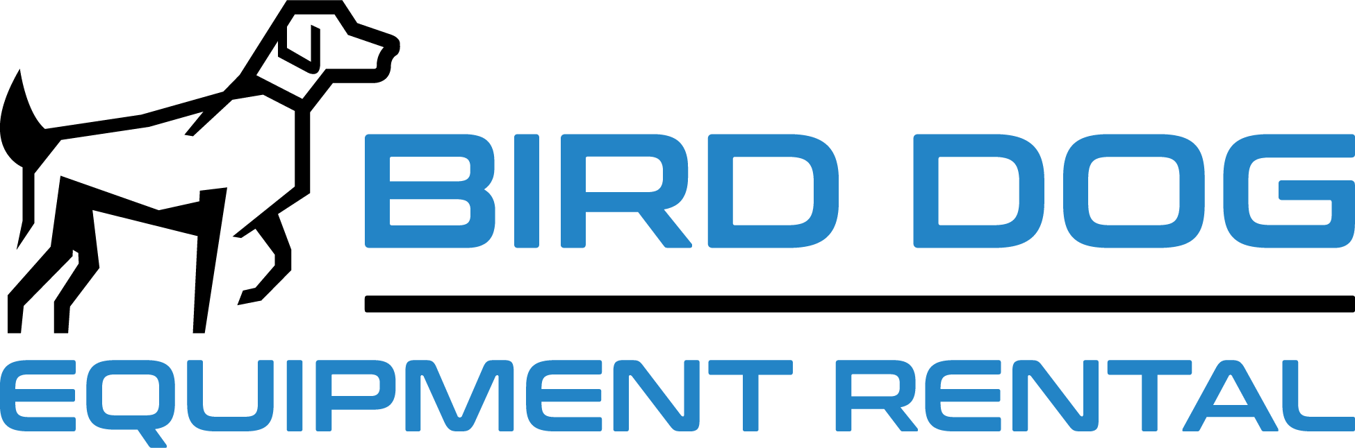 bird dog equipment rental logo