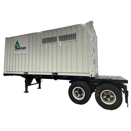 C600D6 in trailer generator rental